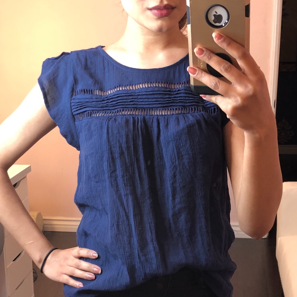 Cute Blue Blouse